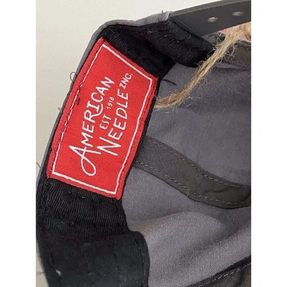 American Needle Coors Banquet Beer Dad Baseball SnapBack Hat Grey Adjustable - Picture 8 of 8